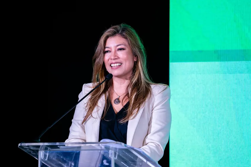 Xochitl Palacios, master of ceremonies at the FGK Awards